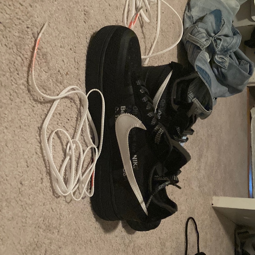Off white Nike Air Force 1’s